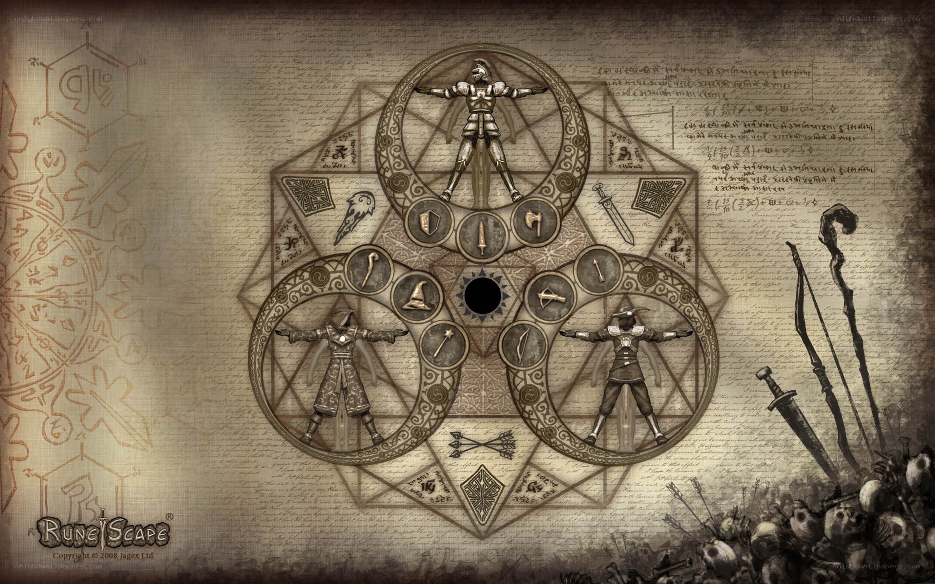 Runescape character class diagram