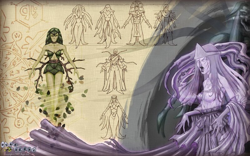 Runescape character concept art