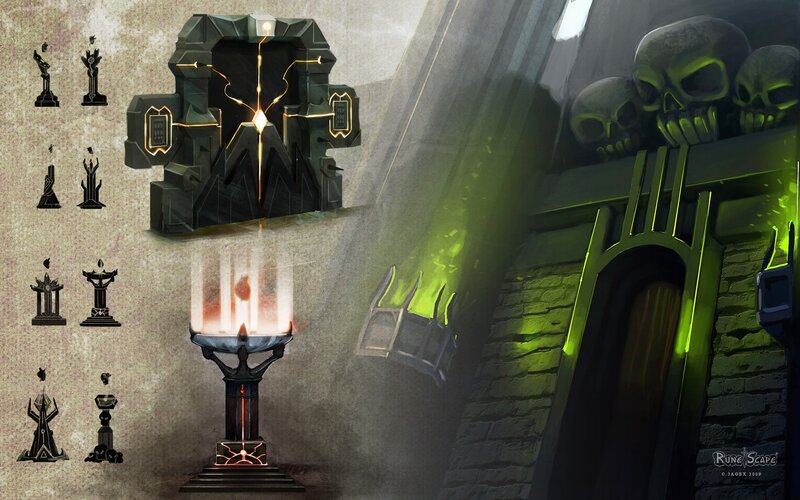 RuneScape dungeon concept art