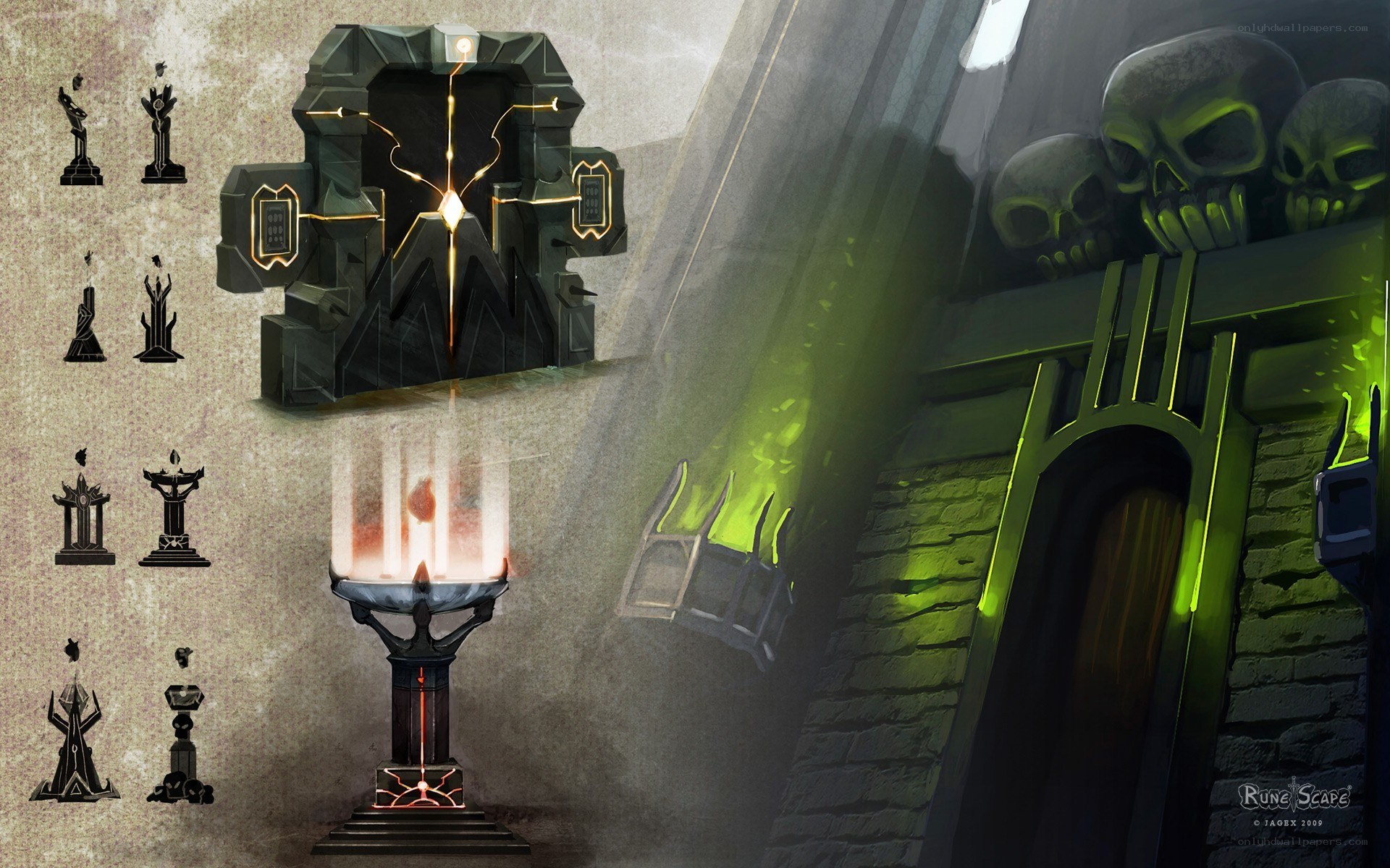 RuneScape dungeon concept art
