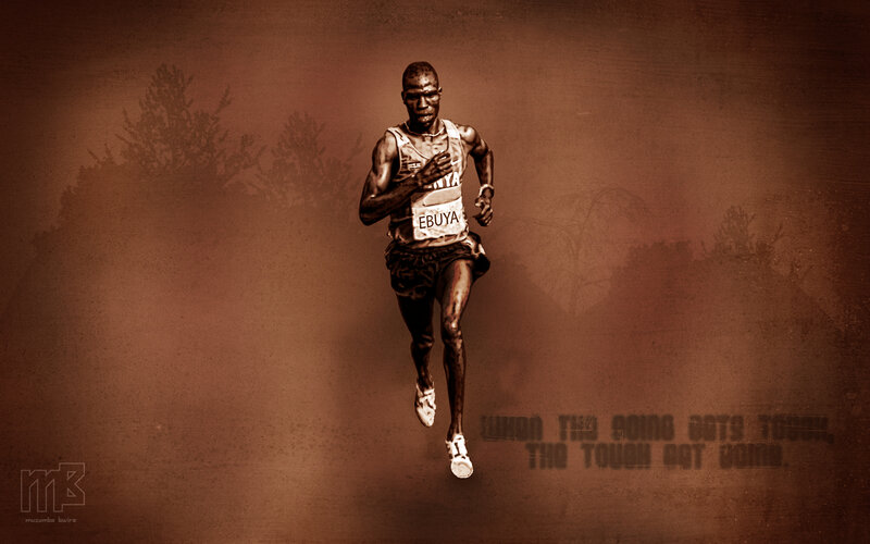 Runner in Motion — Brown