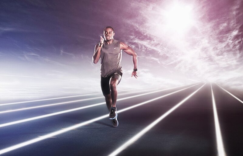 Runner on a Track — Purple
