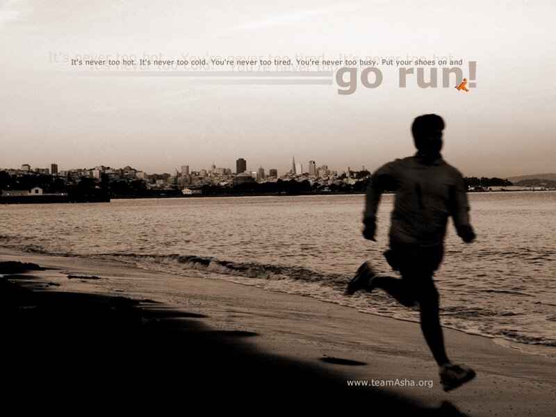 Runner on the beach