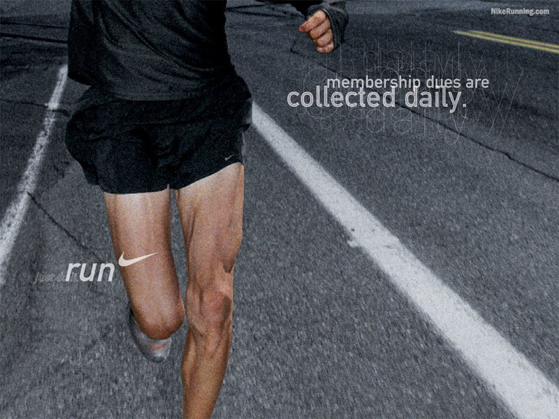 runner on the road