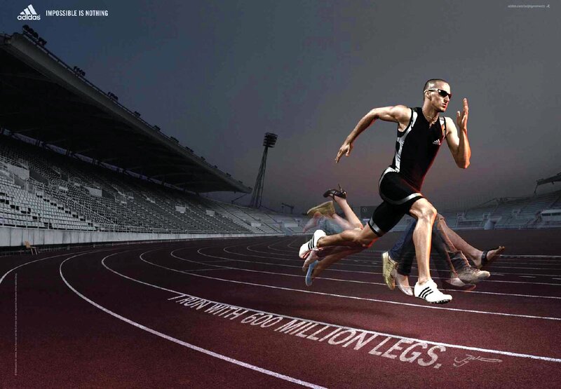 Runner on Track — Black
