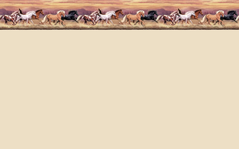 Running Horses — Beige