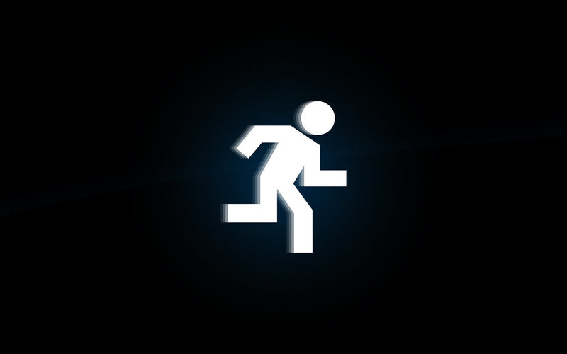 running person icon