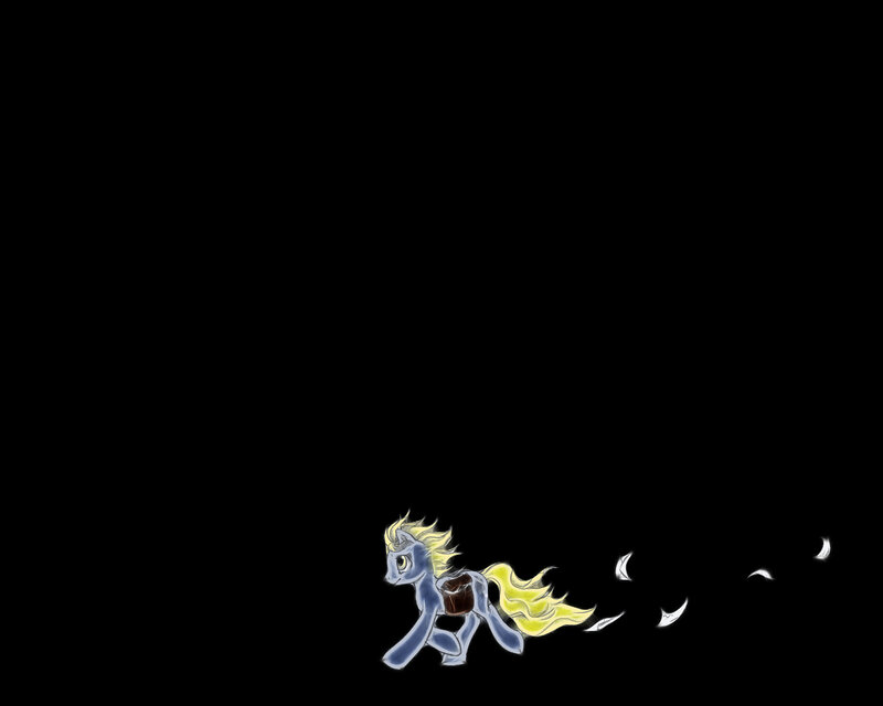 running pony with mailbag