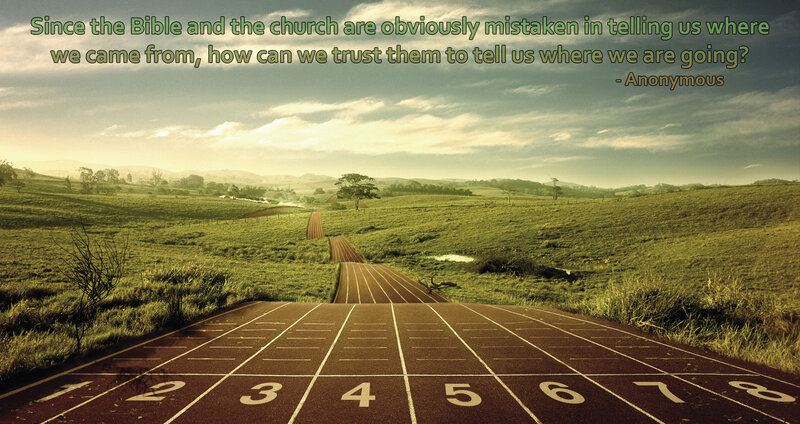 Running track in a field