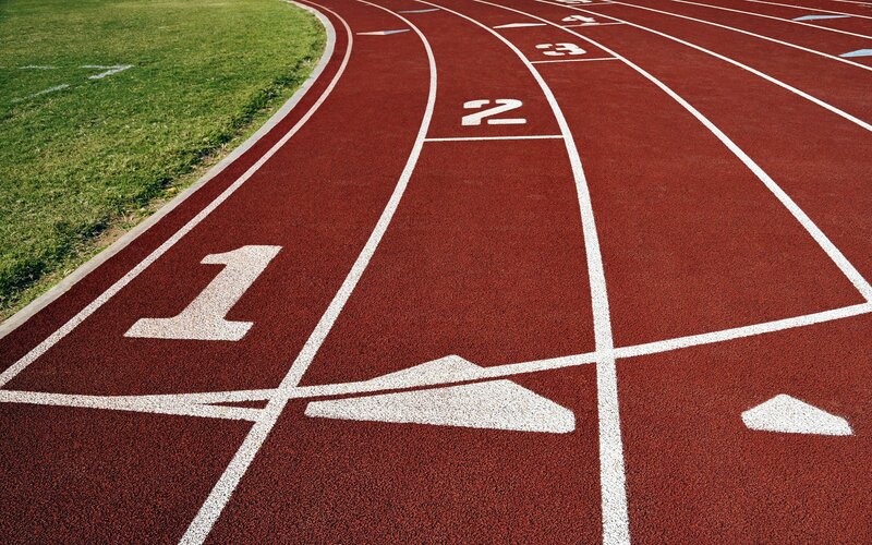 running track lanes