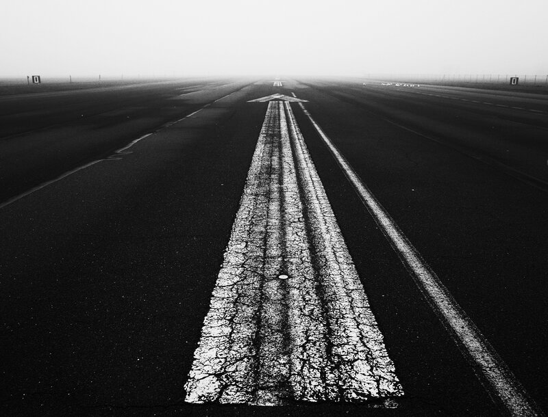 Runway in Fog