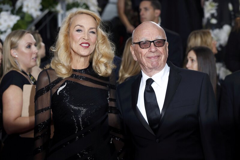 Rupert Murdoch and wife at event