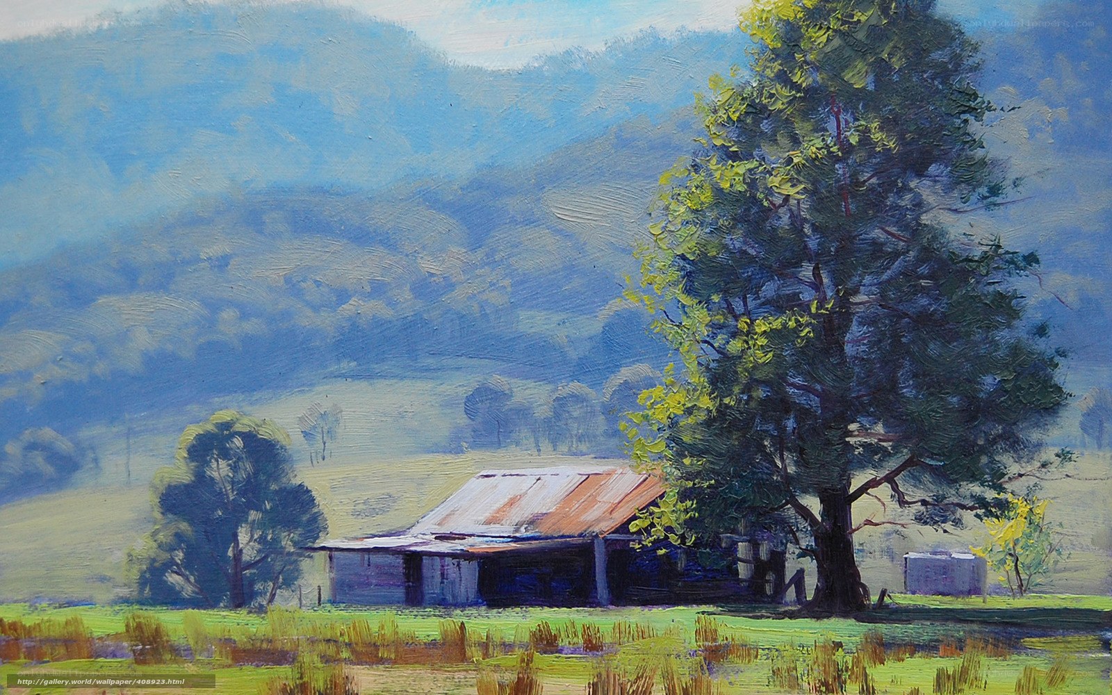 Rural Barn Landscape
