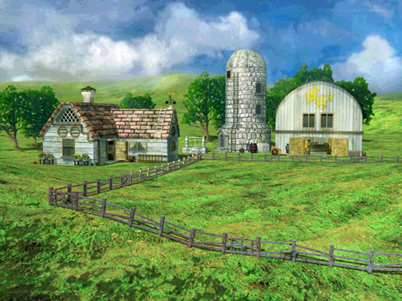 rural farm landscape