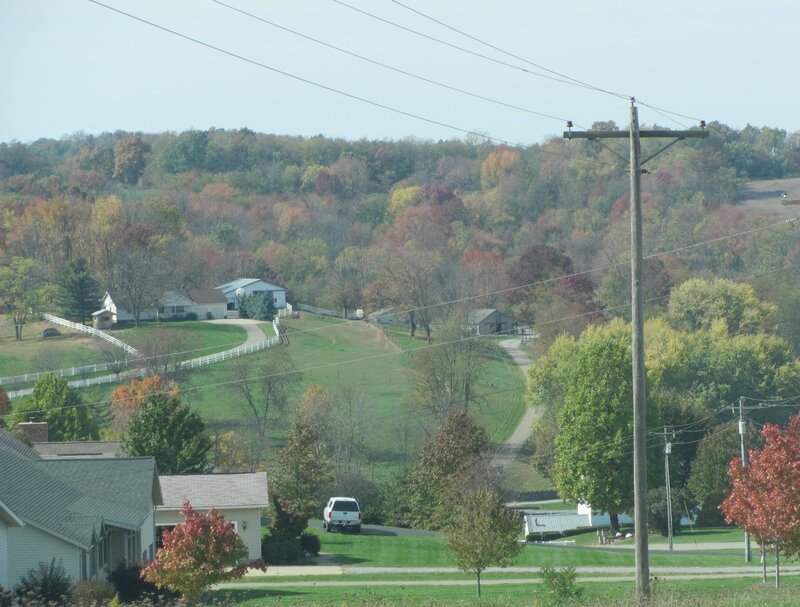 Rural Farm Landscape — Green, Serene