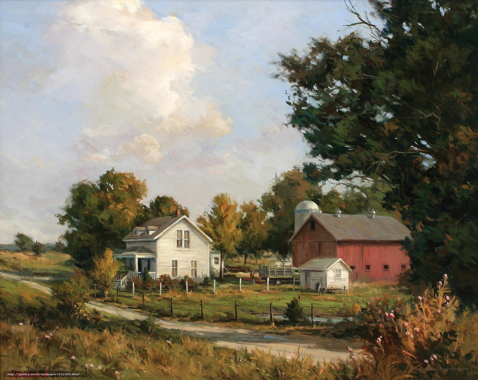 Rural Farm Landscape