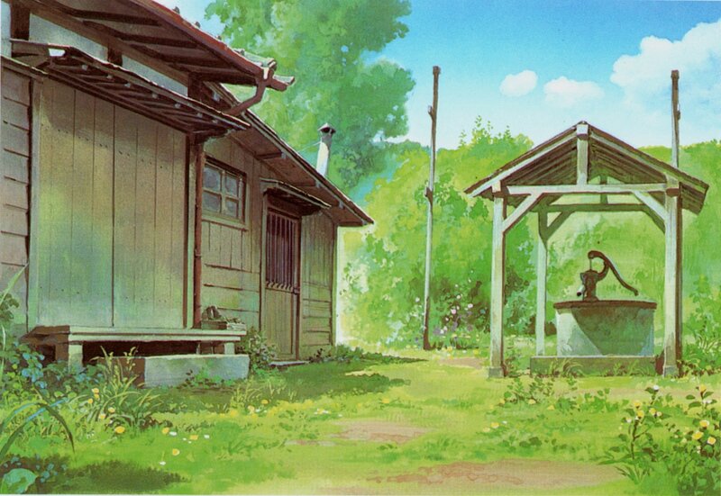 Rural house and well