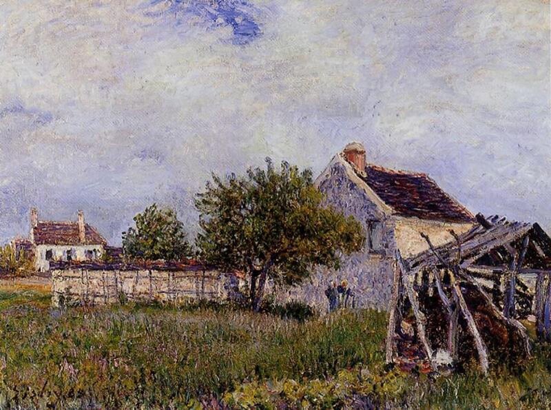 Rural House with Trees