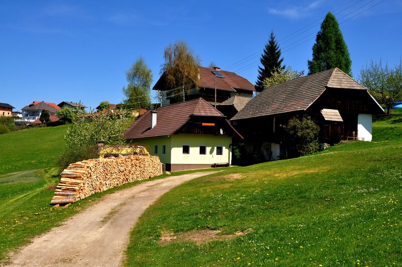 Rural houses on a sunny day