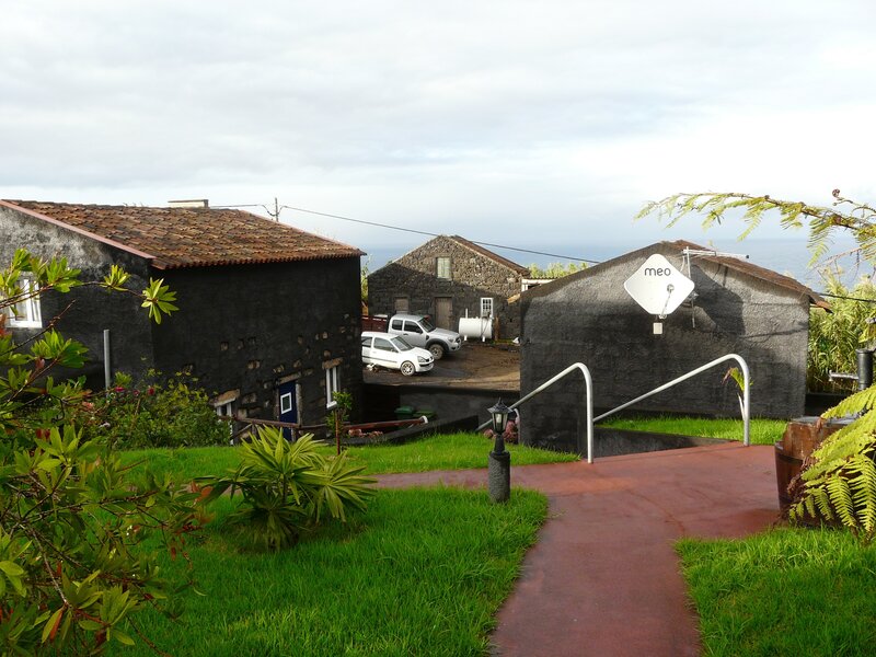 Rural houses with ocean view