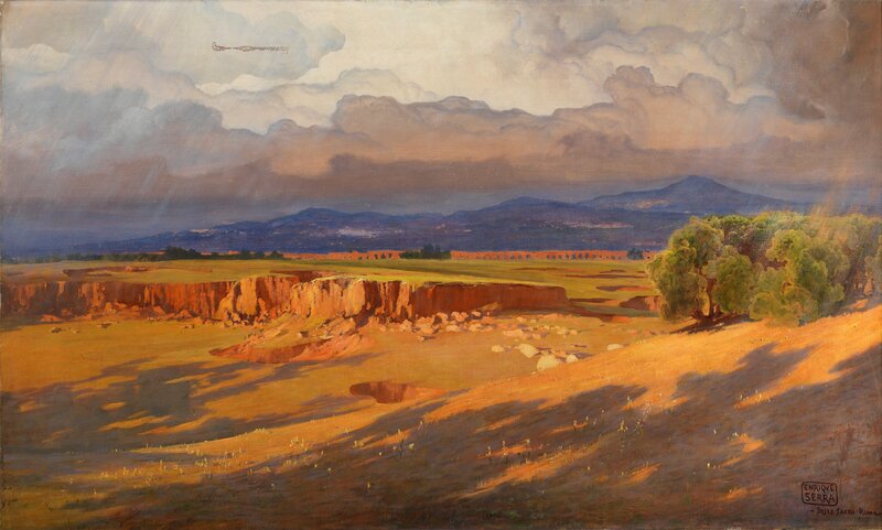 Rural Landscape with Cliffs