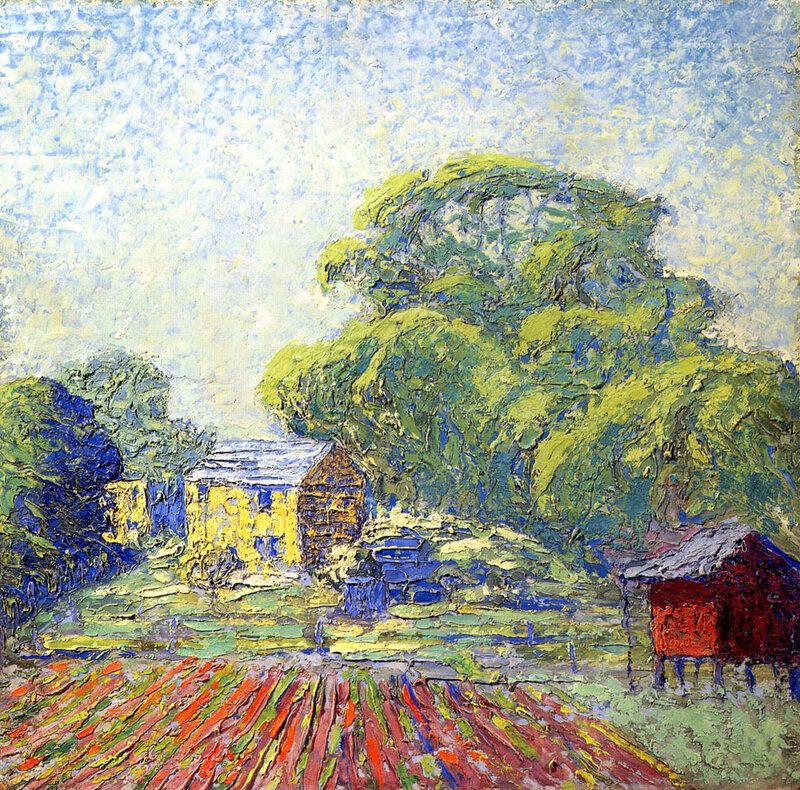 Rural Landscape with Farmhouses