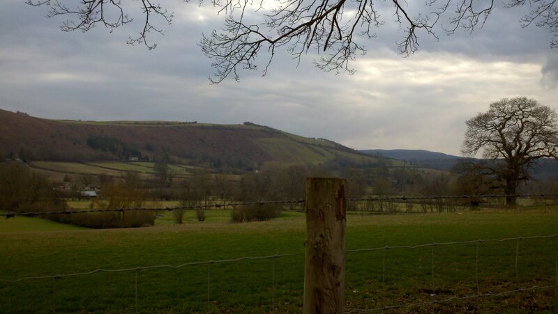Rural Landscape with Hills — Green, Overcast