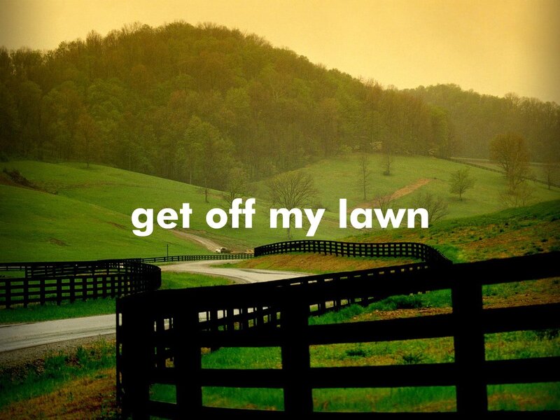 rural landscape with text overlay