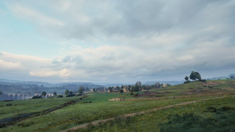 Rural Landscape with Village