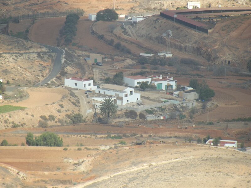 rural village on a hillside