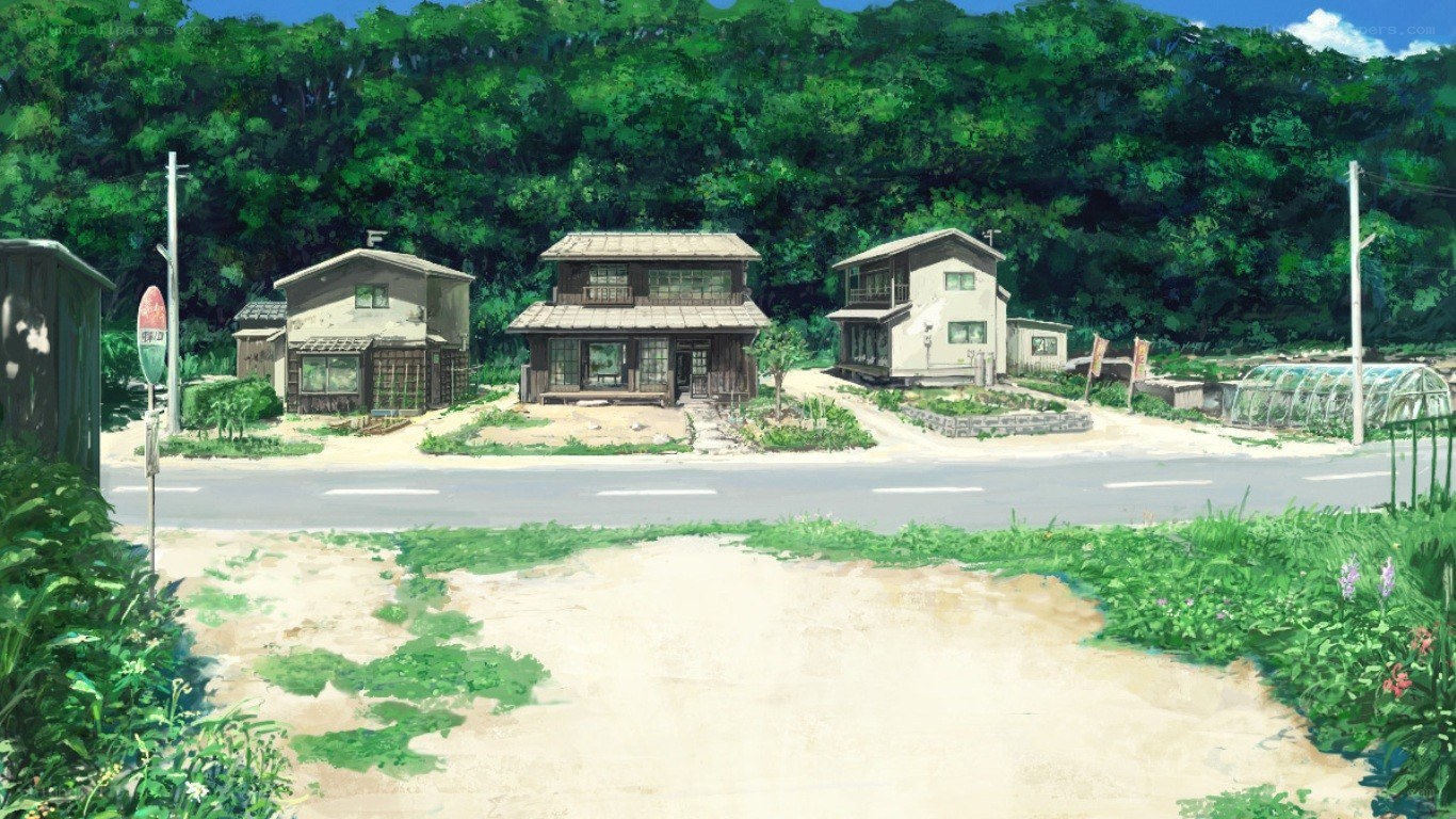 rural village scene