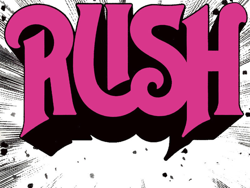 Rush logo in comic style
