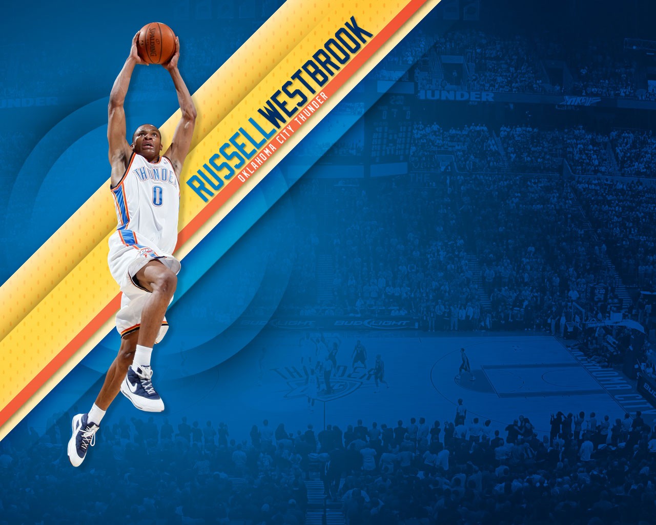 Russell Westbrook in action