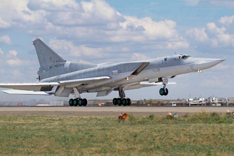 Russian Bomber Aircraft — Gray, Neutral, Afternoon