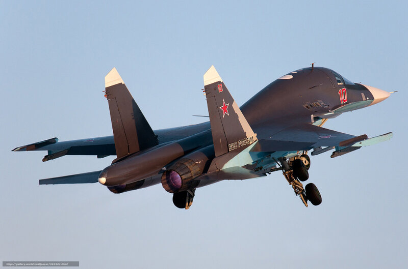 Russian Fighter Jet — Blue, Dramatic