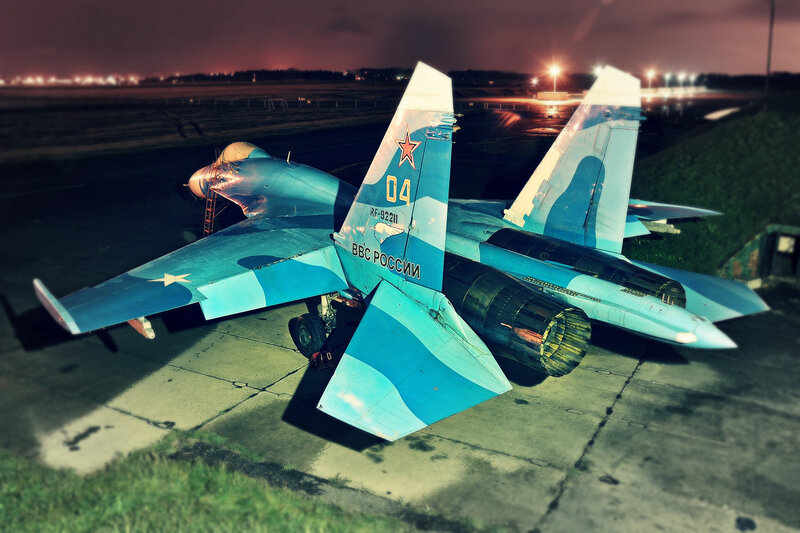 Russian Fighter Jets — Blue