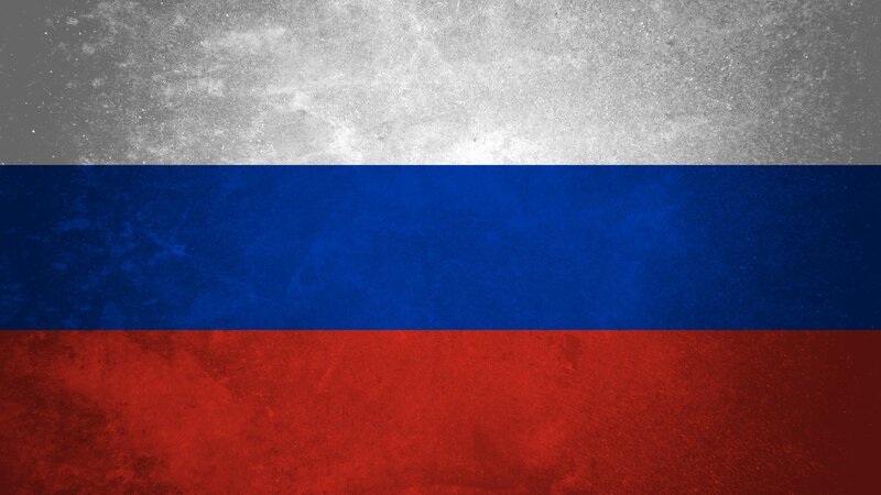 Russian Flag — White