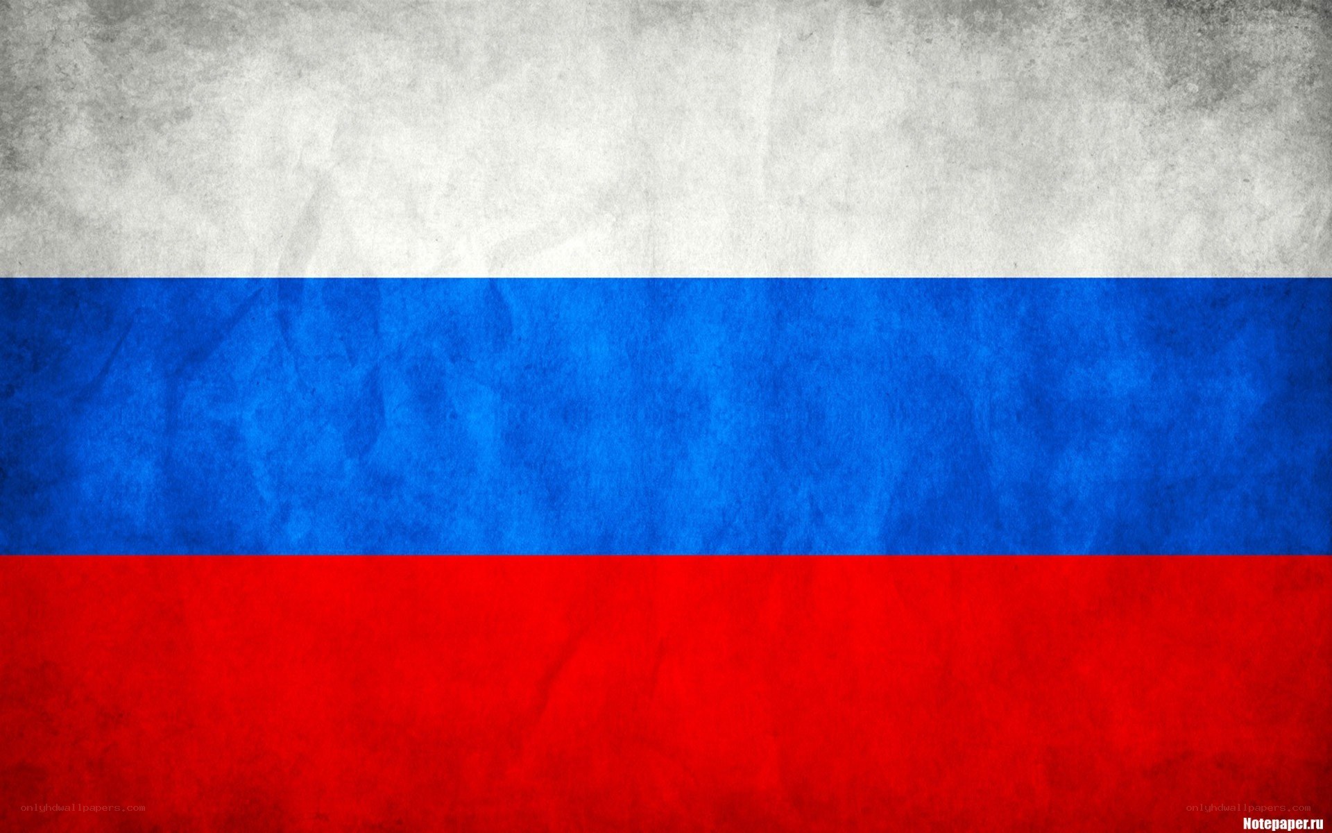Russian flag with grunge texture