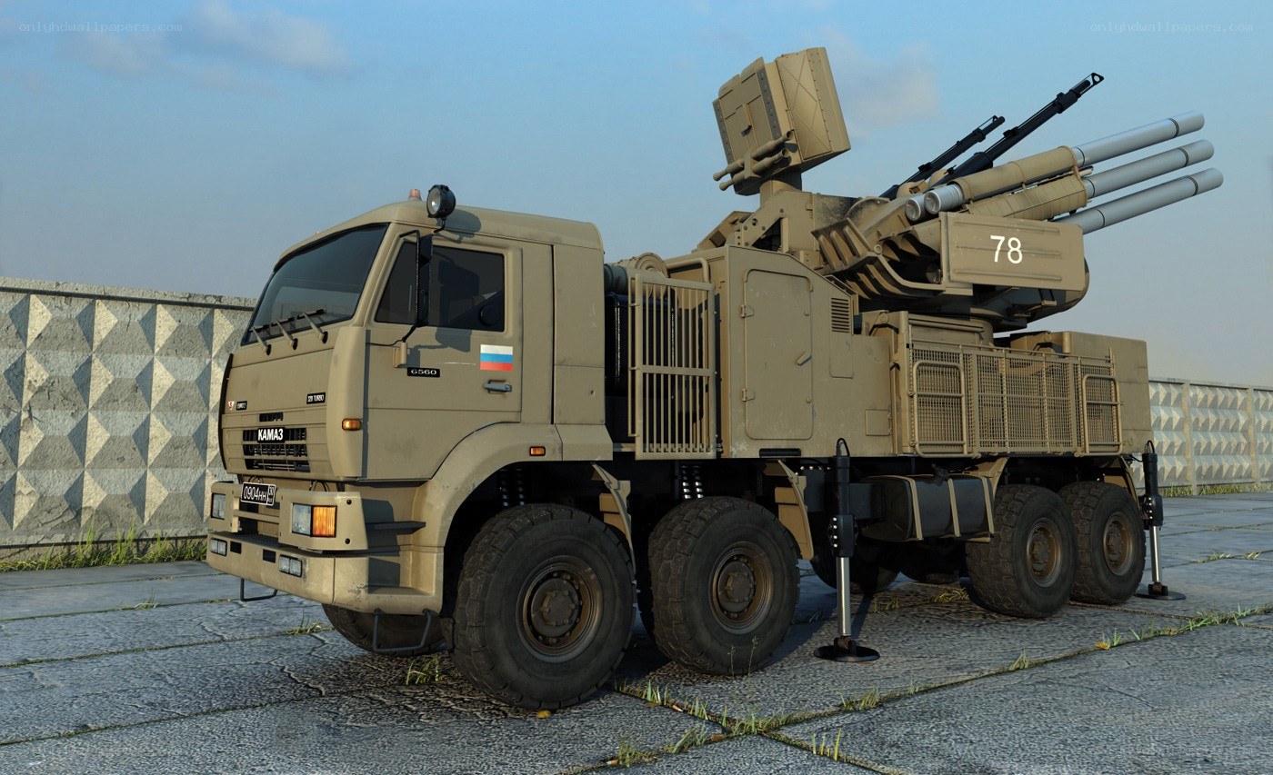 Russian KAMAZ missile launcher