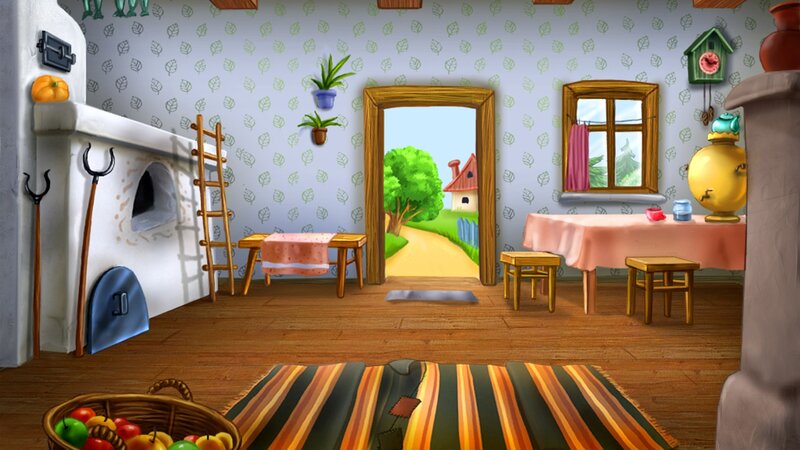 Russian Kitchen Interior