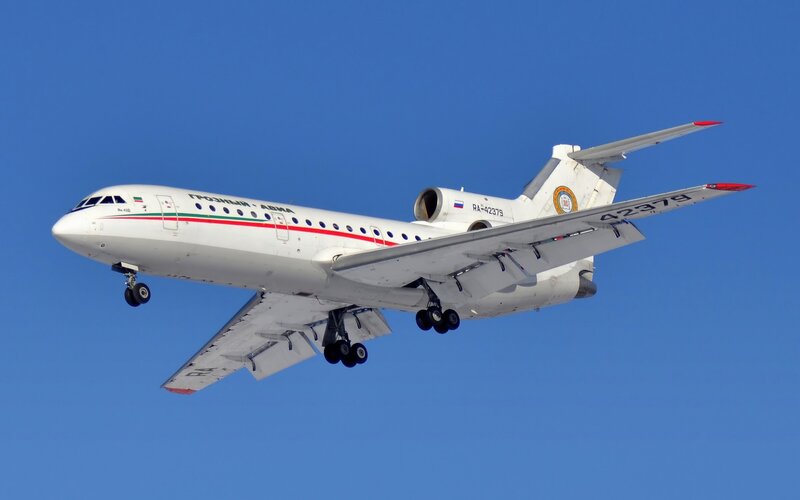 Russian military aircraft in flight