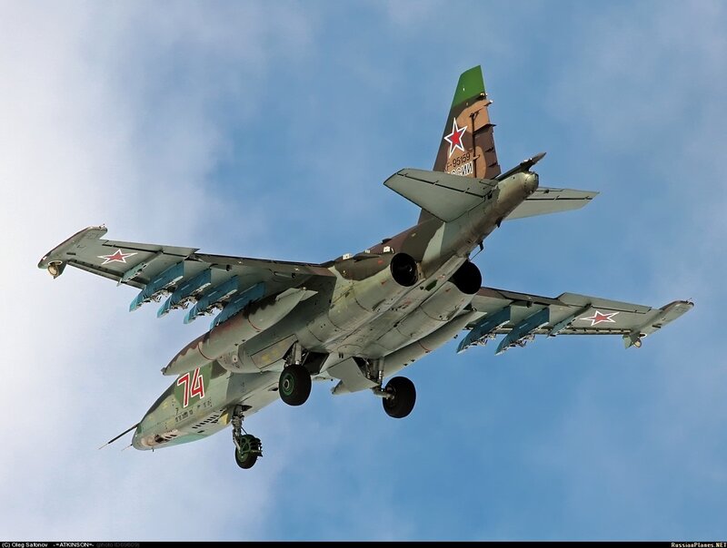 Russian military jet in flight