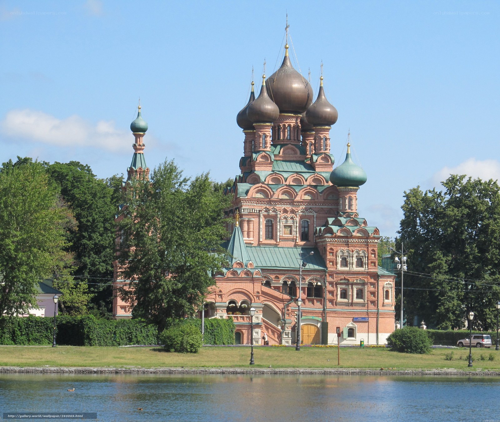 Russian Orthodox church by the water