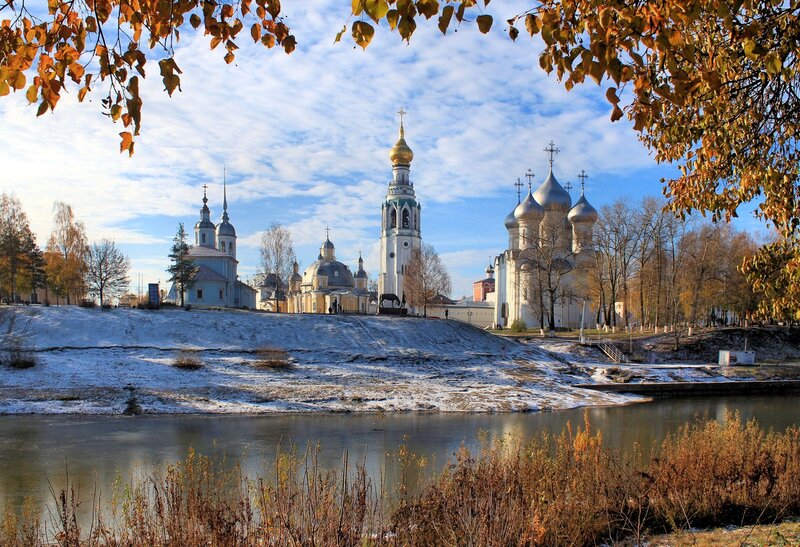 Russian Orthodox Church Complex — Blue