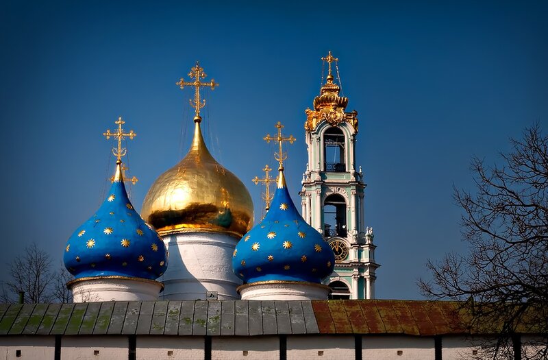 Russian Orthodox church domes
