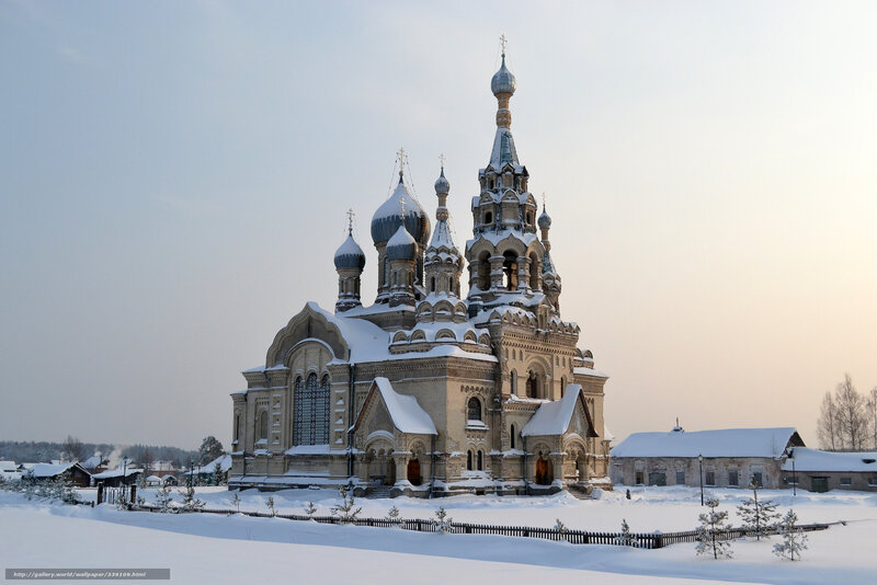Russian Orthodox Church — White, Serene