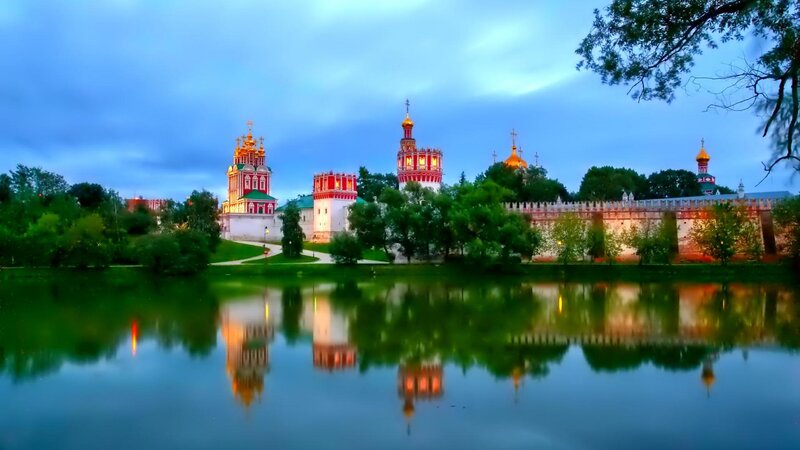 Russian Orthodox Monastery — Blue