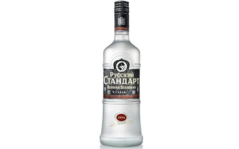 Russian Standard Vodka bottle