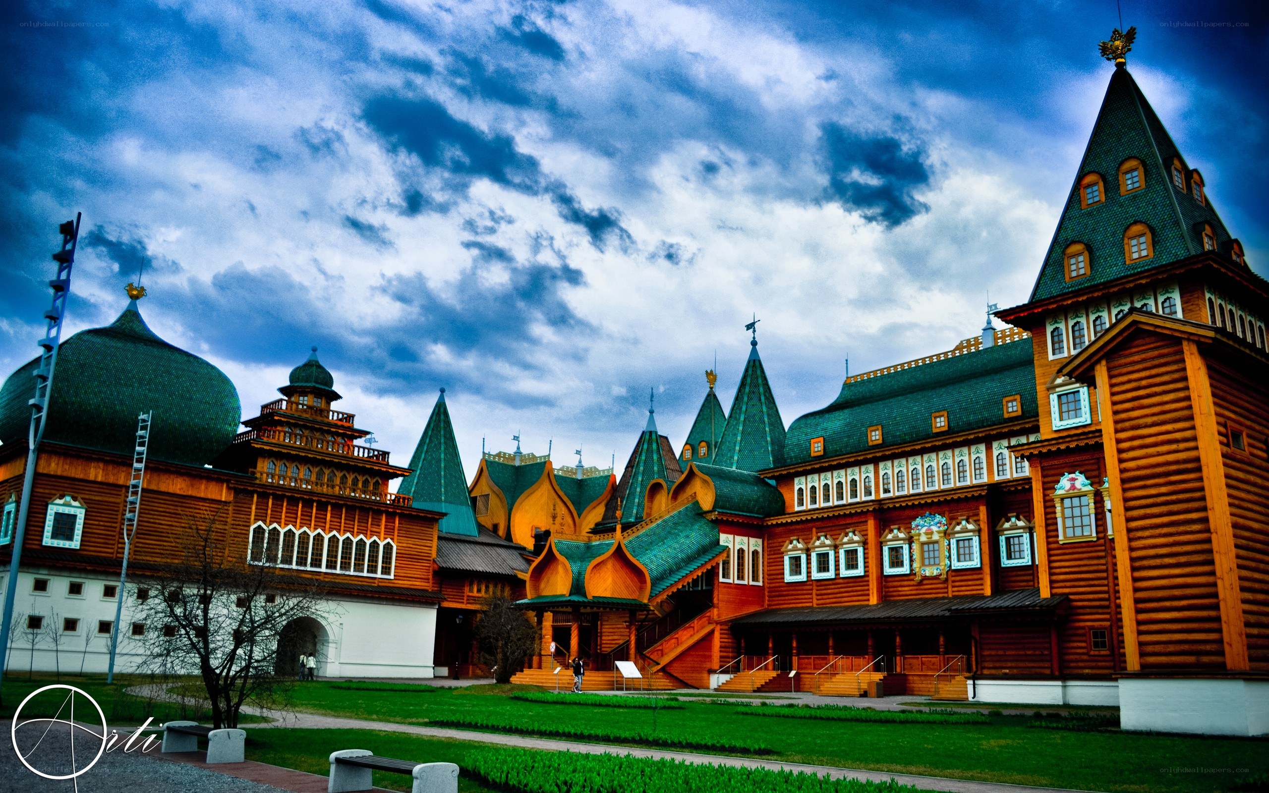 Russian wooden architecture museum