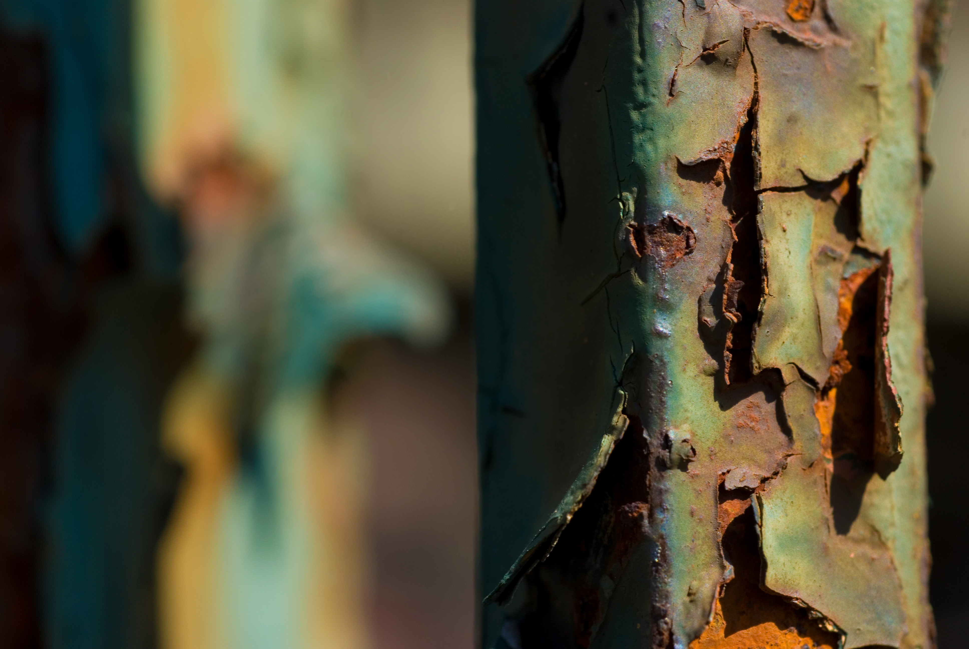 Rusted metal surface